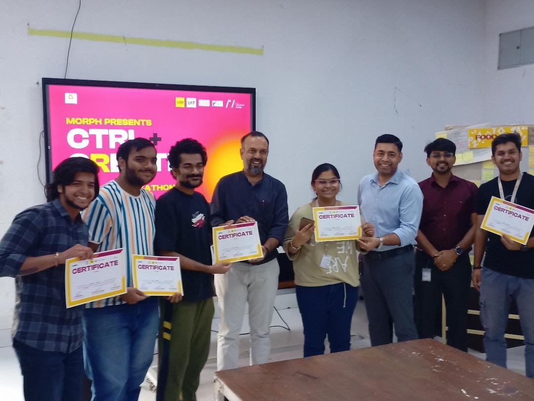 Team receiving award